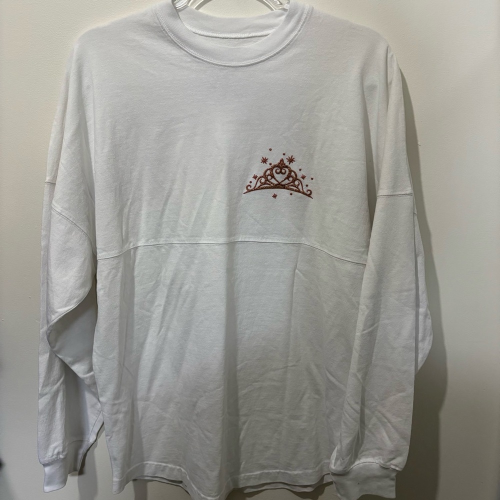 Disney | New White Bibbidi Bobbidi Boutique Spirit Jersey Oversized Unisex Small